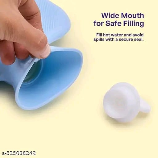 2-Litre Premium Silicone Hot Water Bag Pad for Pain Relief, Heating Therapy, and Daily Comfort